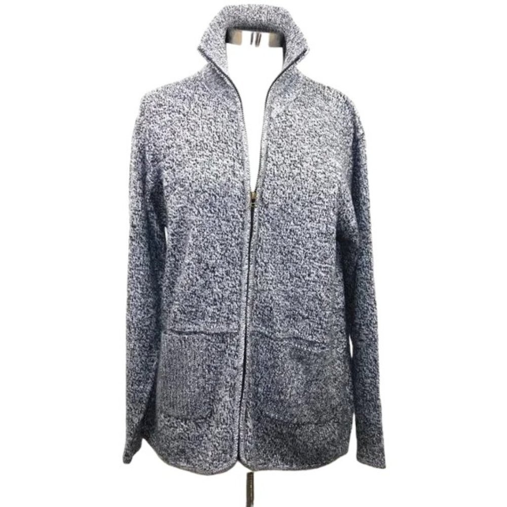 Vintage Tally HO Grey Heather Full Zip Cardigan